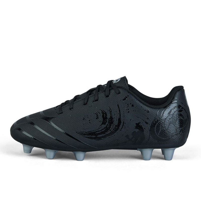 Rugbyschoenen_Phoenix_Genesis_Team_FG_Black_Silver_Moulded_Jeugd