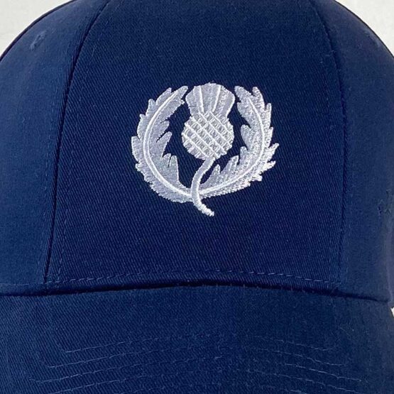 Scotland Rugby Cap Navy Vintage Style - Image 2