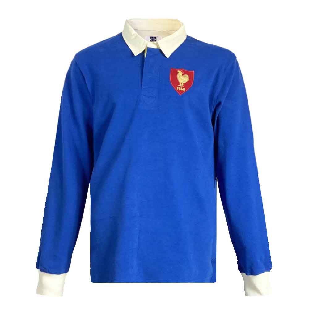 France_1968_Rugby_Shirt_Blue