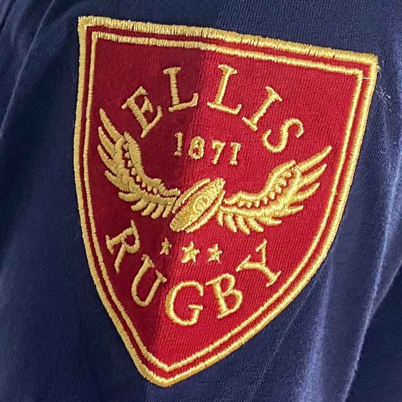 England Rugby 1871 T-shirt Navy Vintage Style - Image 3