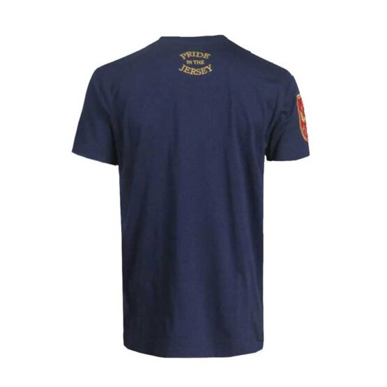 England Rugby 1871 T-shirt Navy Vintage Style - Image 2