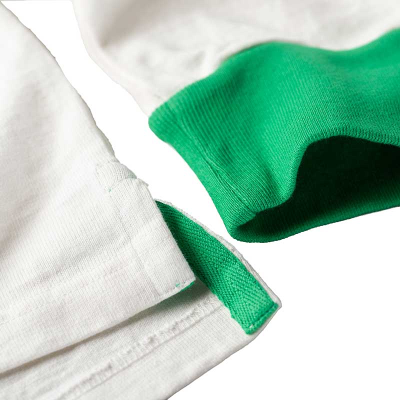 Heritage Rugby Shirt Bright Green Hoop 1871 - Image 5