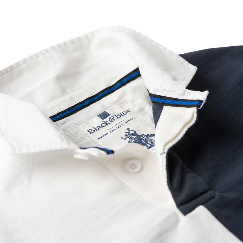 Heritage Rugby Shirt Quarter Dress Blue, Red - Image 5