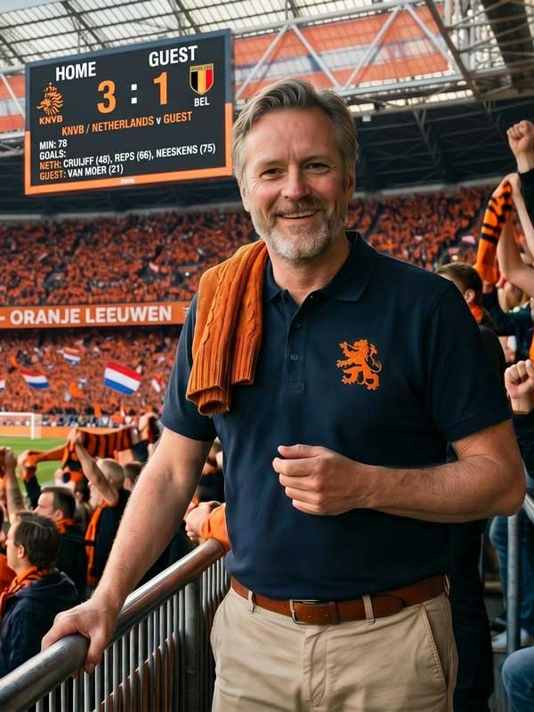 Netherlands Polo Navy - Image 4